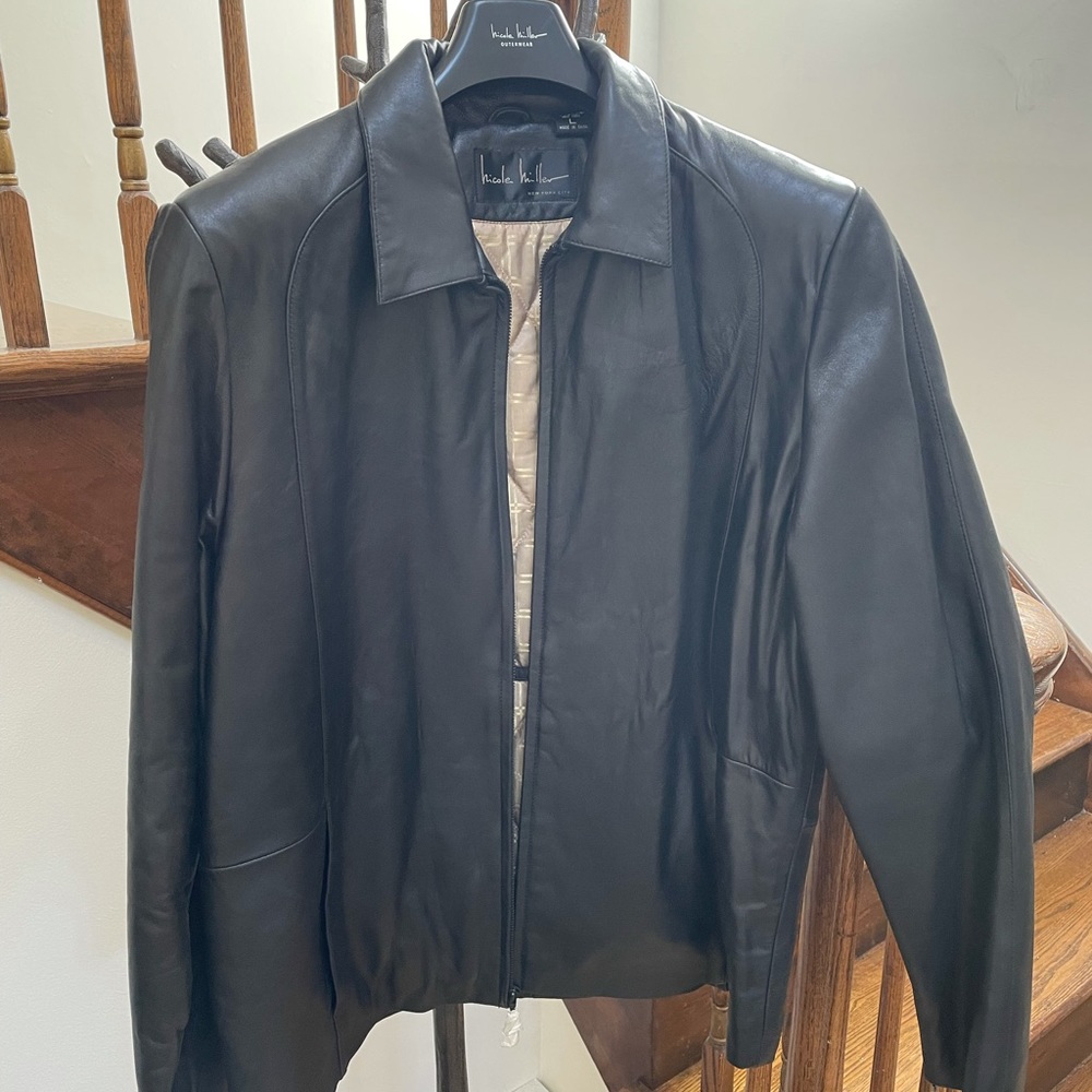 Nicole Miller leather jacket